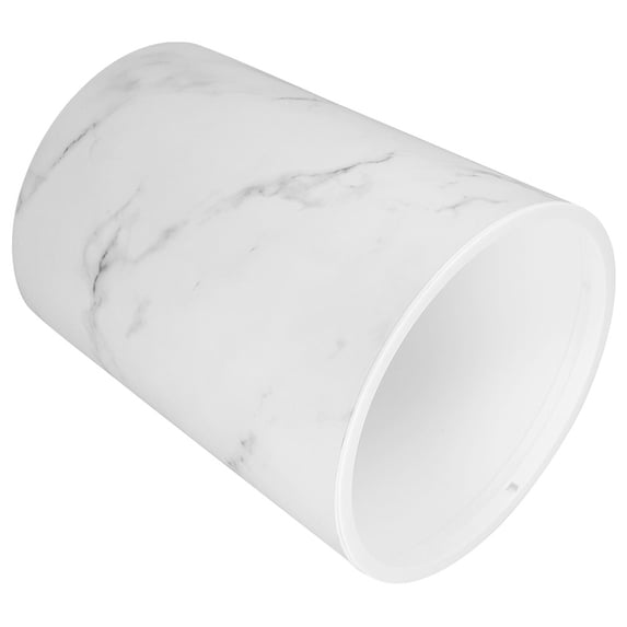 WHAMVOX Outdoor Trash Bin Waste Paper Basket Imitation Marble Can Office