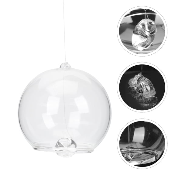 WHAMVOX Outdoor Wind Bell Hanging Decor Japanese Style Clear Wind Chime Ornament