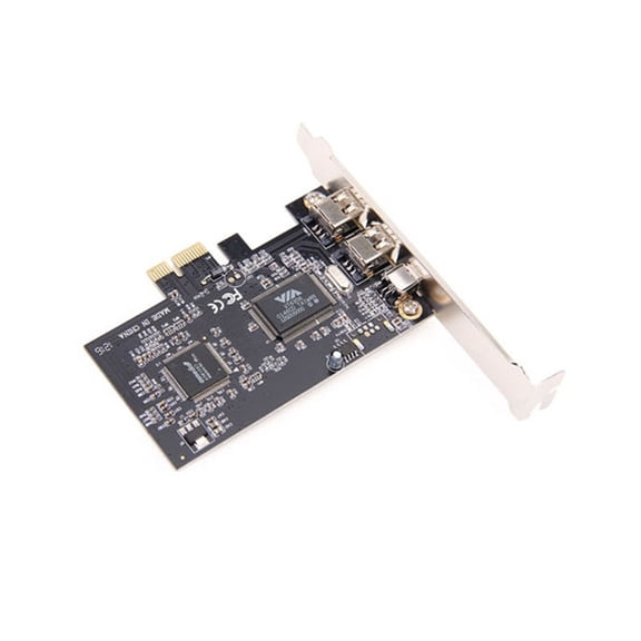 WHAMVOX PCIe to 1394 3 Ports Expansion with Low Profile Bracket and Cable for Desktop PC