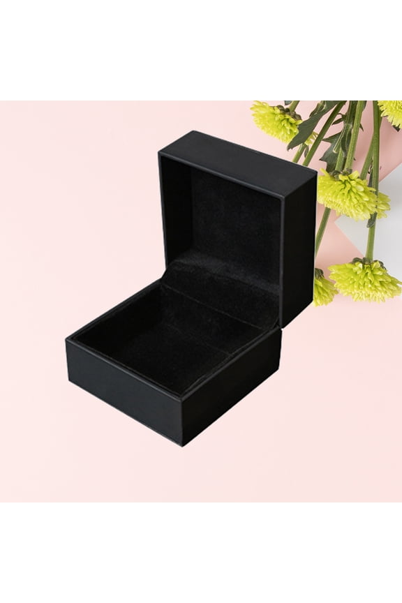 PU Leather Watch Box Professional Watch Display Box Jewelry Storage Organizer for Wrist Watches Clock (Size S, Black)
