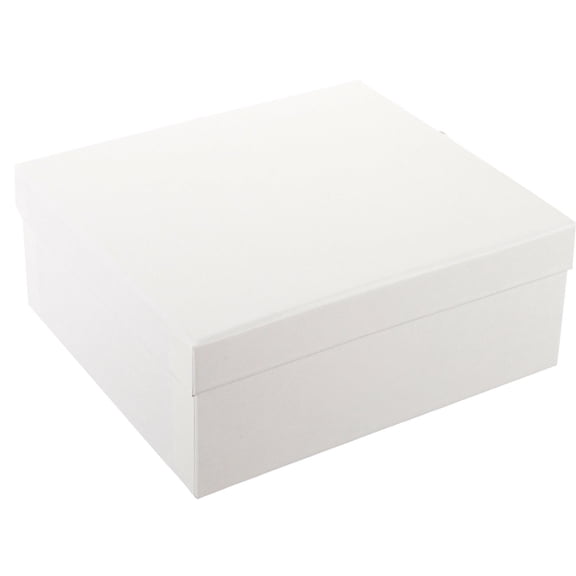YSNOOWE Present Packing Case Box White Paper Packaging 1Set