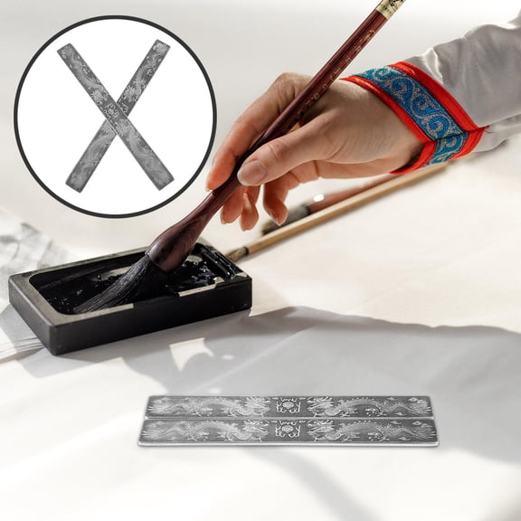 WHAMVOX Paper Weights Decorative Calligraphy and Painting Antique Pressure Ruler