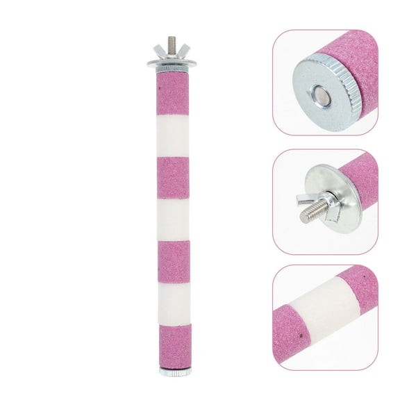 WHAMVOX  Parrot Perch Bird Claw Grinding Toy Chew Birds Chewing Large