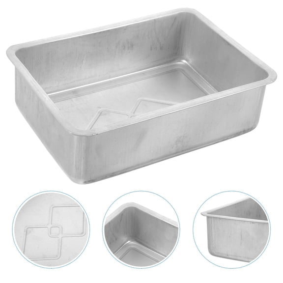 WHAMVOX Parts Organizers and Storage Tool Chest Component Tray Small Case Office Work Silver