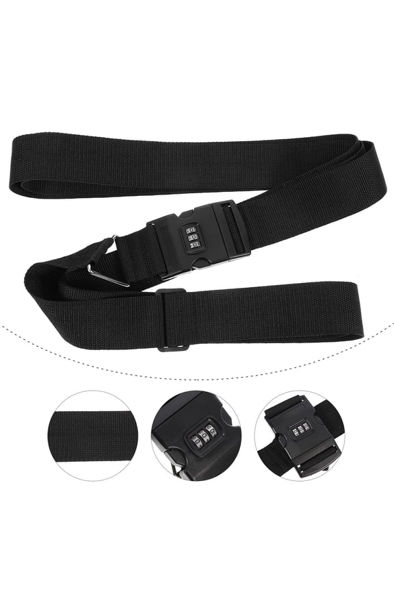 Password Binding Strap Cargo Binding Strap 410X5X2CM Black