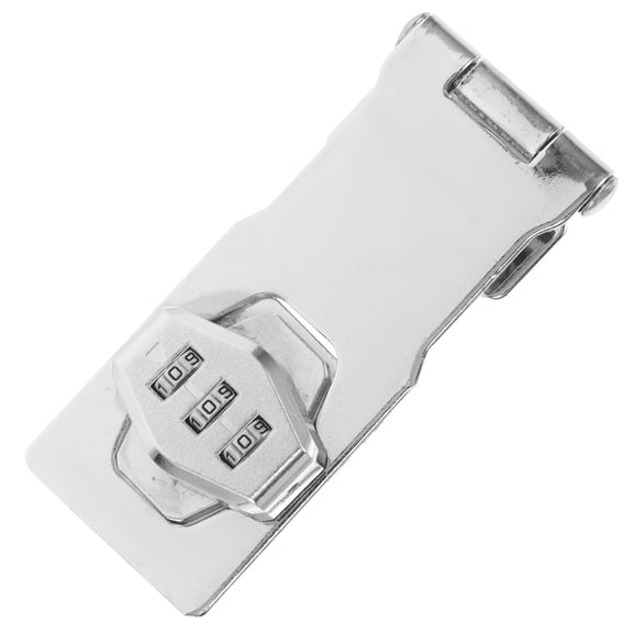 KHBUAB Closet Lock Cabinet Password Lock Zinc Alloy Silver for Families 1Set