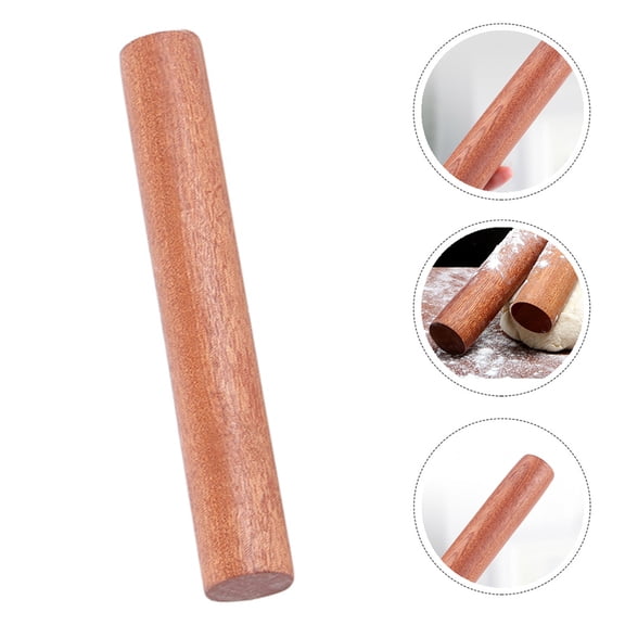 WHAMVOX  Pastry Ebony Rolling Pin Silicone Baking Mat Bakery Supply Bread Child
