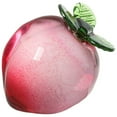 thumbnail image 1 of HOOWIFFY Modern Decor Crystal Peach Fruit Ornament Pink 1Pack, 1 of 8