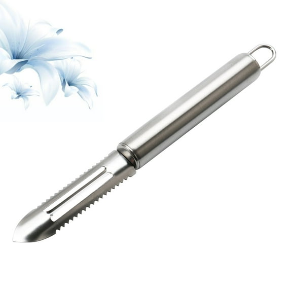 WHAMVOX Peeler Fish Knife Fishing Scale Cleaning Ergonomic Fish Scale Shaver Silver