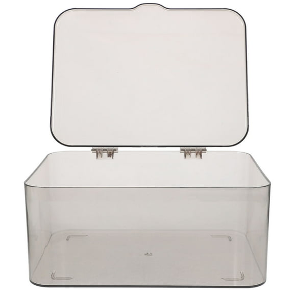 WHAMVOX  Pen Holder Organizer Desktop Makeup Storage Case Clear Small