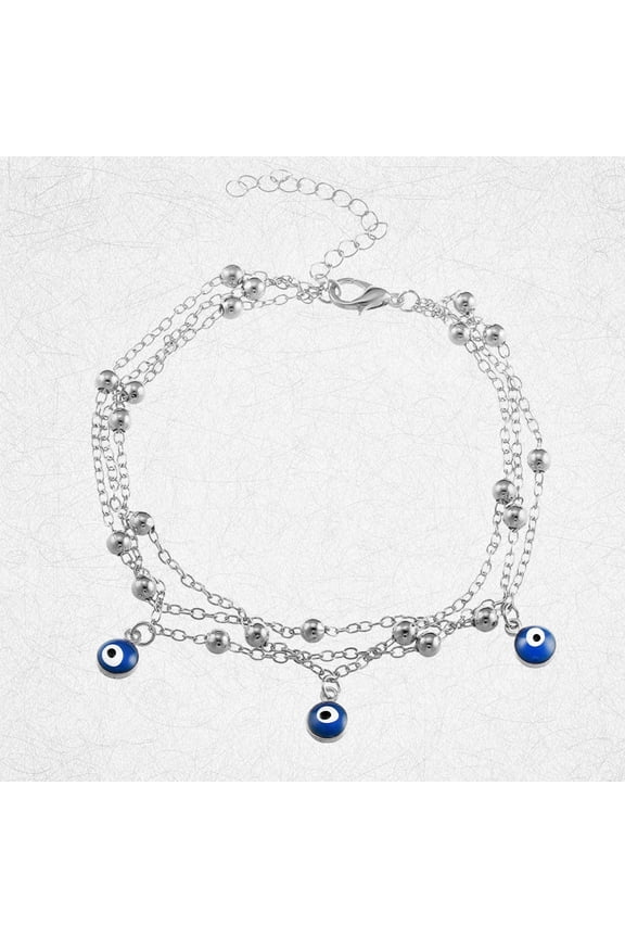 Bohemia Chic Evil Eye Anklet Barefoot Foot 1Pcs