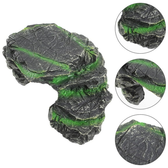 WHAMVOX Pet Climbing to Hide House Turtle Tank Decor Reptile Fish Accessories