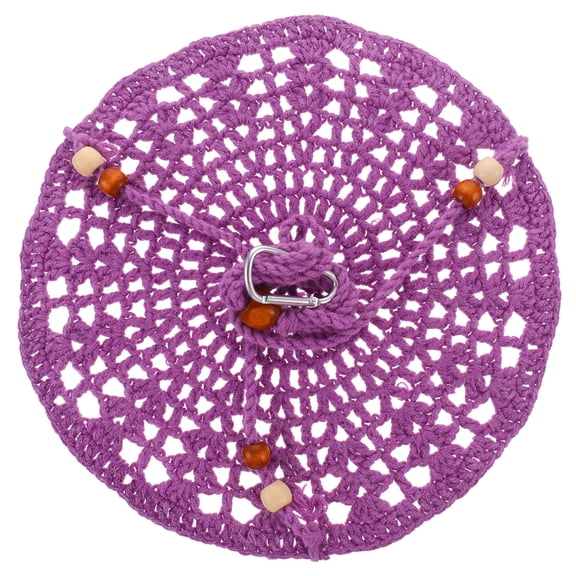 HOOWIFFY Lizard Hammock Bed with Cotton Rope, Reptile Hanging Cage Accessory, 1 Set