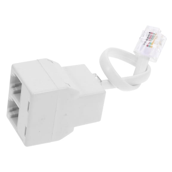 YSNOOWE Detachable White Phone Cable Splitter for Multiple Phone Devices with Stable Signal