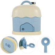 SEWCHICS Cottage Shaped Money Box Whamvox Coin Storage for Children and Families Home Use