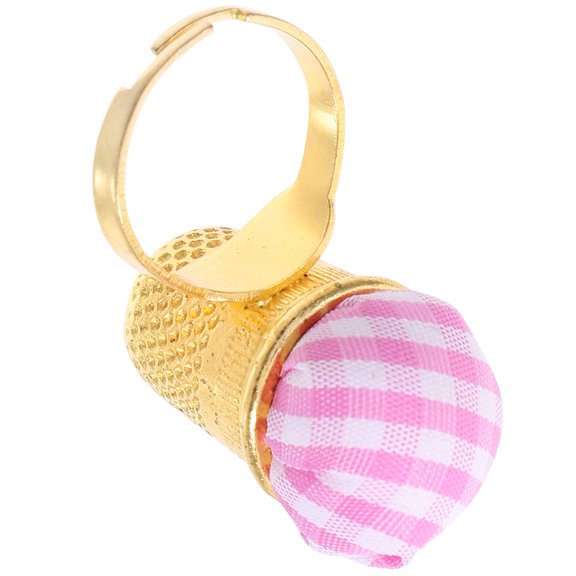 WHAMVOX Pin Cushion Open Ring Reusable Pin Cushion Sewing Pin Holder Household Sewing Tool Finger Ring Needle Cushion Sewing Tool Decorative Open Ring Sewing Pin Holder