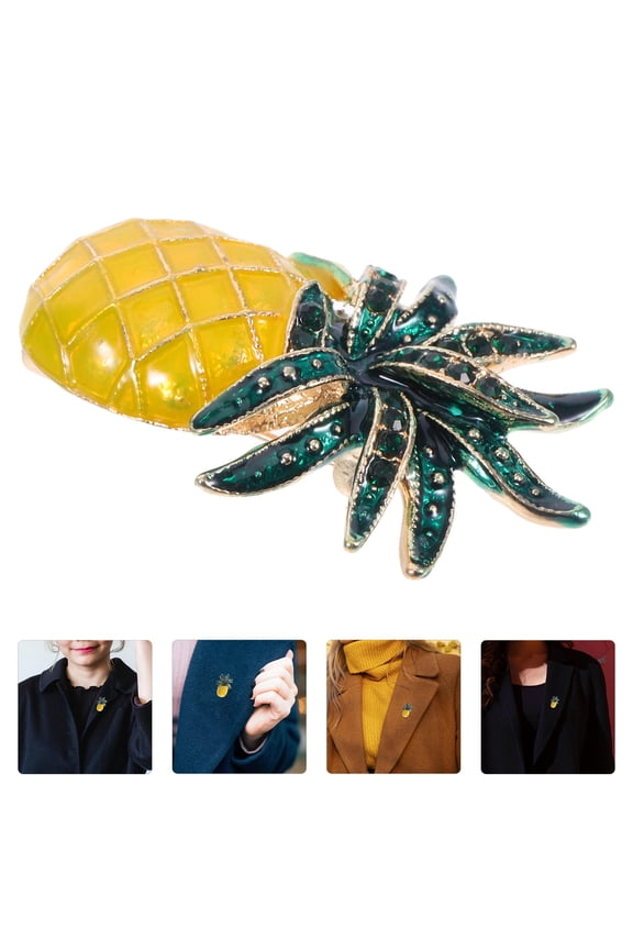 Pineapple Brooch Brooches for Women Cute Pins Boutonniere Miss