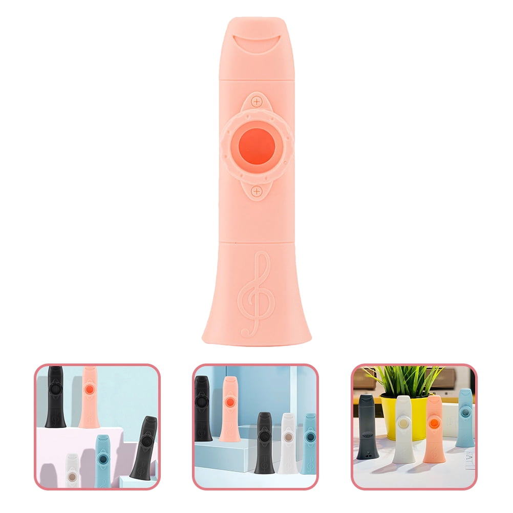 WHAMVOX Pink Kazoo for Kids Music Education Easy to Play Lightweight Plastic Musical Instrument 6.5 Inches