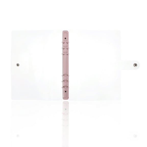 ROMANSENTIAL Binder Protects Mini Binders PVC Pink 1Pcs