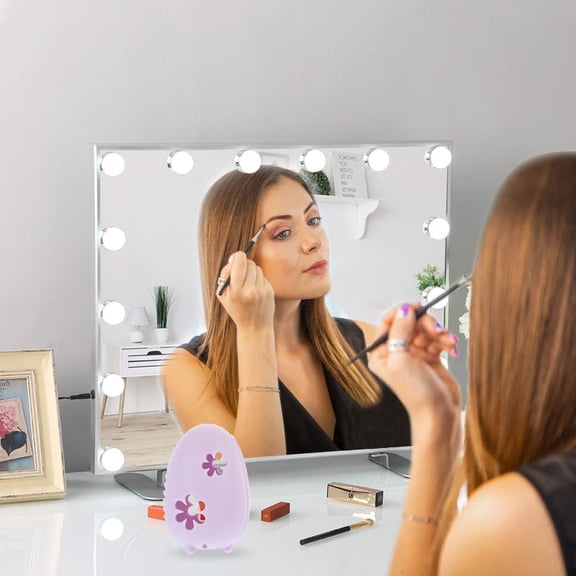 SEWCHICS Sponge Container Purple Silicone 1Pcs