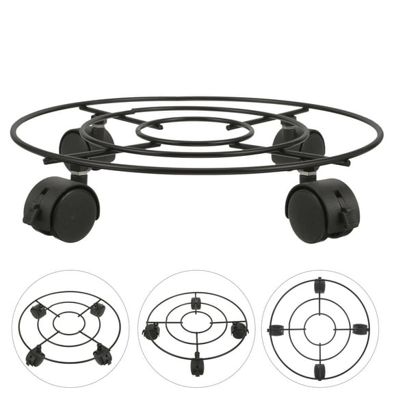 WHAMVOX Plant Moving Stand with Caster Movable Planter Holder Rolling Plant Stand Plant Flowerpot Stand