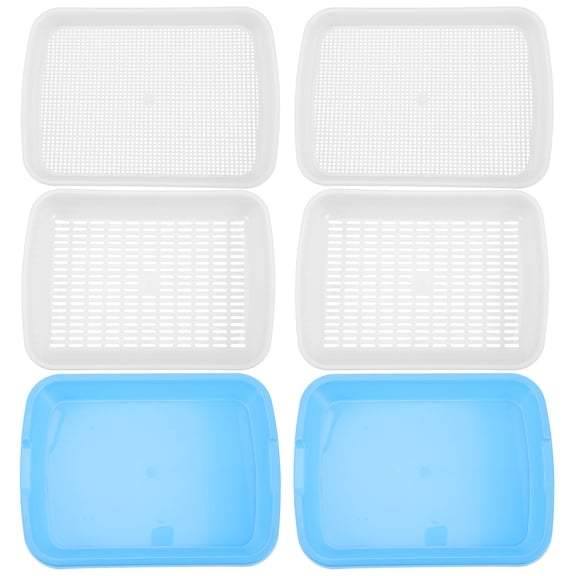 DECORNIJIA Multi-Function Starter Tray Sprout Tray Blue 1 Set