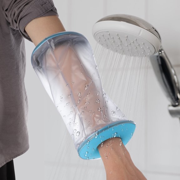 WHAMVOX Plaster Cast Protector for Shower Arm Sleeve Covers Child Blue