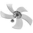 thumbnail image 1 of WHAMVOX Plastic 5-Leaves Fan Blade Replacement Fan Blades for Pedestal Fans Ceiling Fans 14-Inch Universal Plastic Fan Blade Attachment, 1 of 8