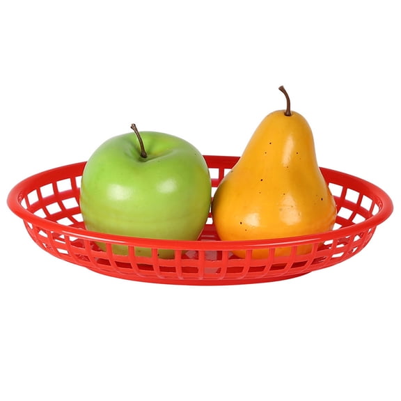 WHAMVOX Plastic Bread Basket for Home Made of Premium Material Great for Storage and Decoration 6pcs Assorted Color
