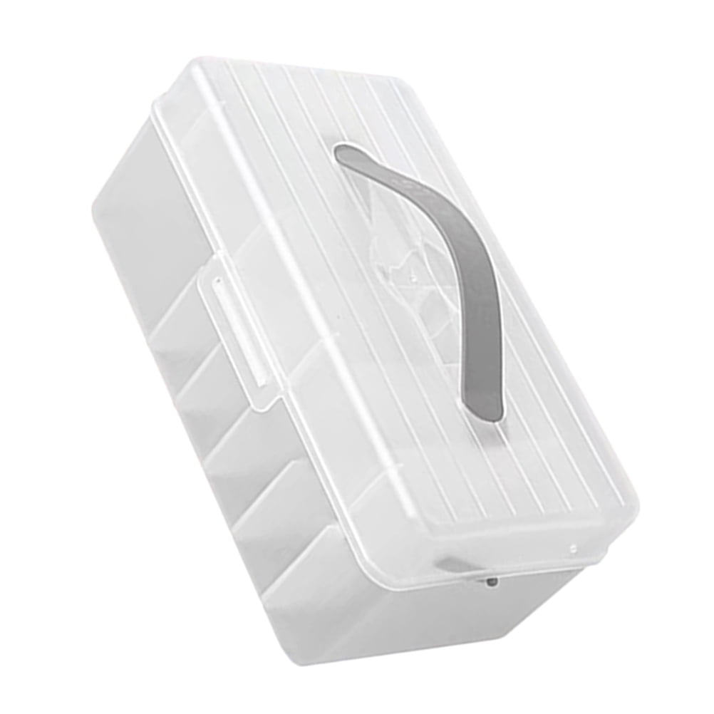 WHAMVOX Plastic Cord Organizer Compartment Cable Management Box Electronics Organizer Bin