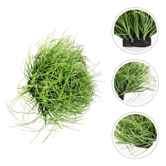 WHAMVOX Plastic Grass Tuft for Model Railroad Scenery Lightweight Durable Light Green for Decoration Use
