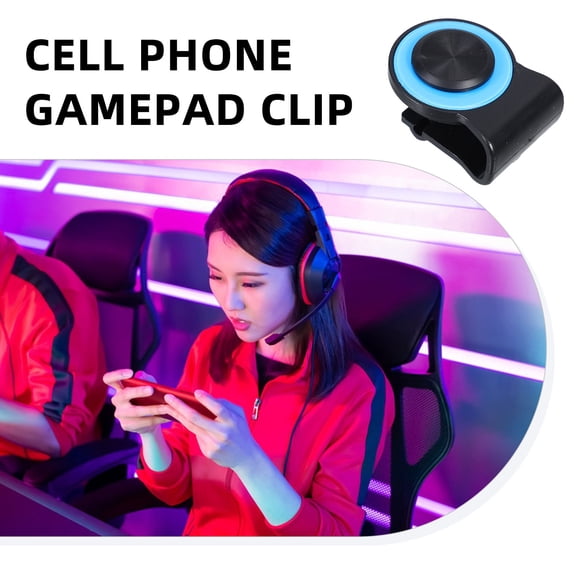 WHAMVOX Plastic Mobile Game Controller Trigger with Clip for Cell Phone Sensitive Shoot Phone Game Trigger Compatible for Mobile Gaming Accessories