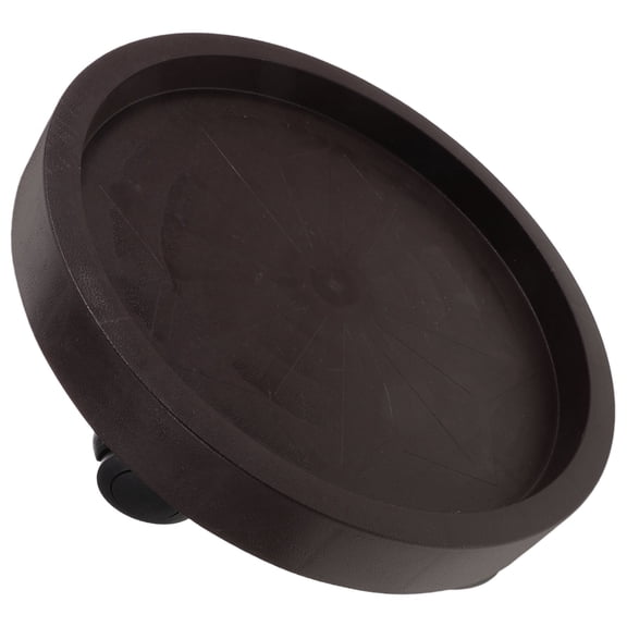WHAMVOX  Plastic Tray for Plants Casters with Hidden Wheels Indoor Coffee