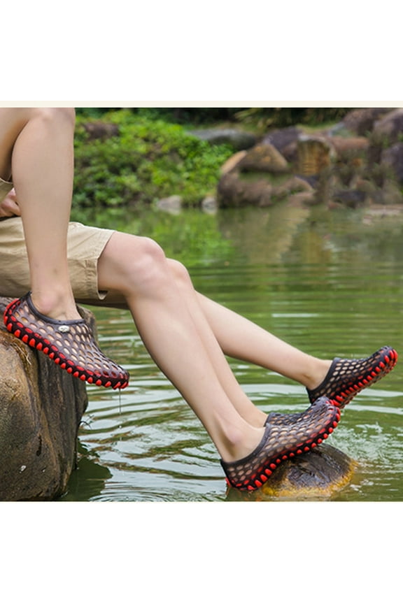 Plastic Water Shoes for Men and Women Lightweight Comfortable QuickDry Multi Color 37 Size