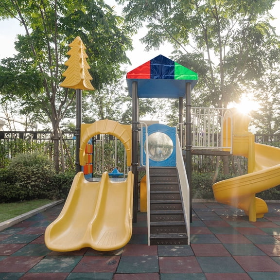 WHAMVOX Swing Set Tarp Silver Coated Cloth 1Pcs 89X52X0.2in