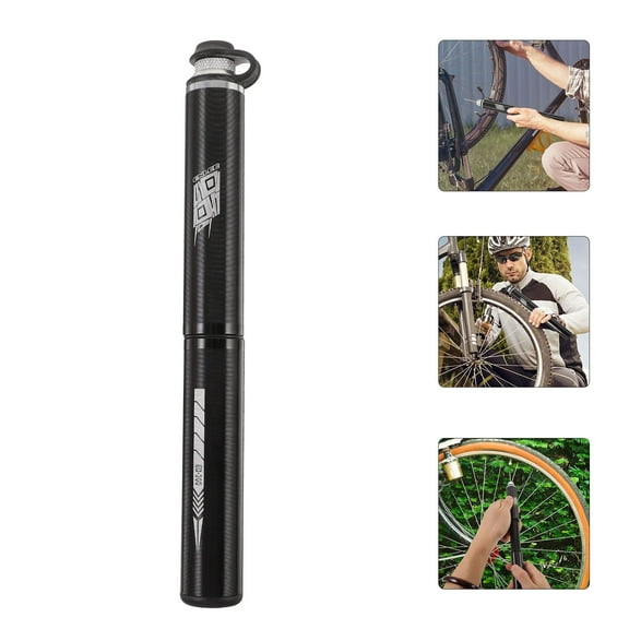WHAMVOX Portable Bike Pump with French Mouth for Bike Use Ergonomic Design Black 1 Set