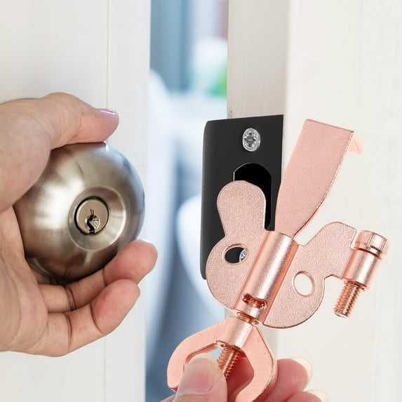 WHAMVOX Portable Door Lock Hotel Door Lock Security Outdoor Door Lock for Home