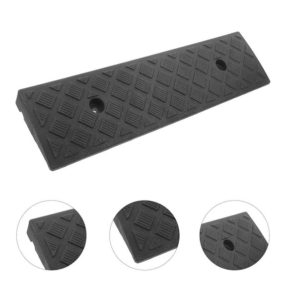 KHBUAB  Rectangular Ramp for Outdoor Curbs and Indoor Steps Antislip Surface Height Difference Solution