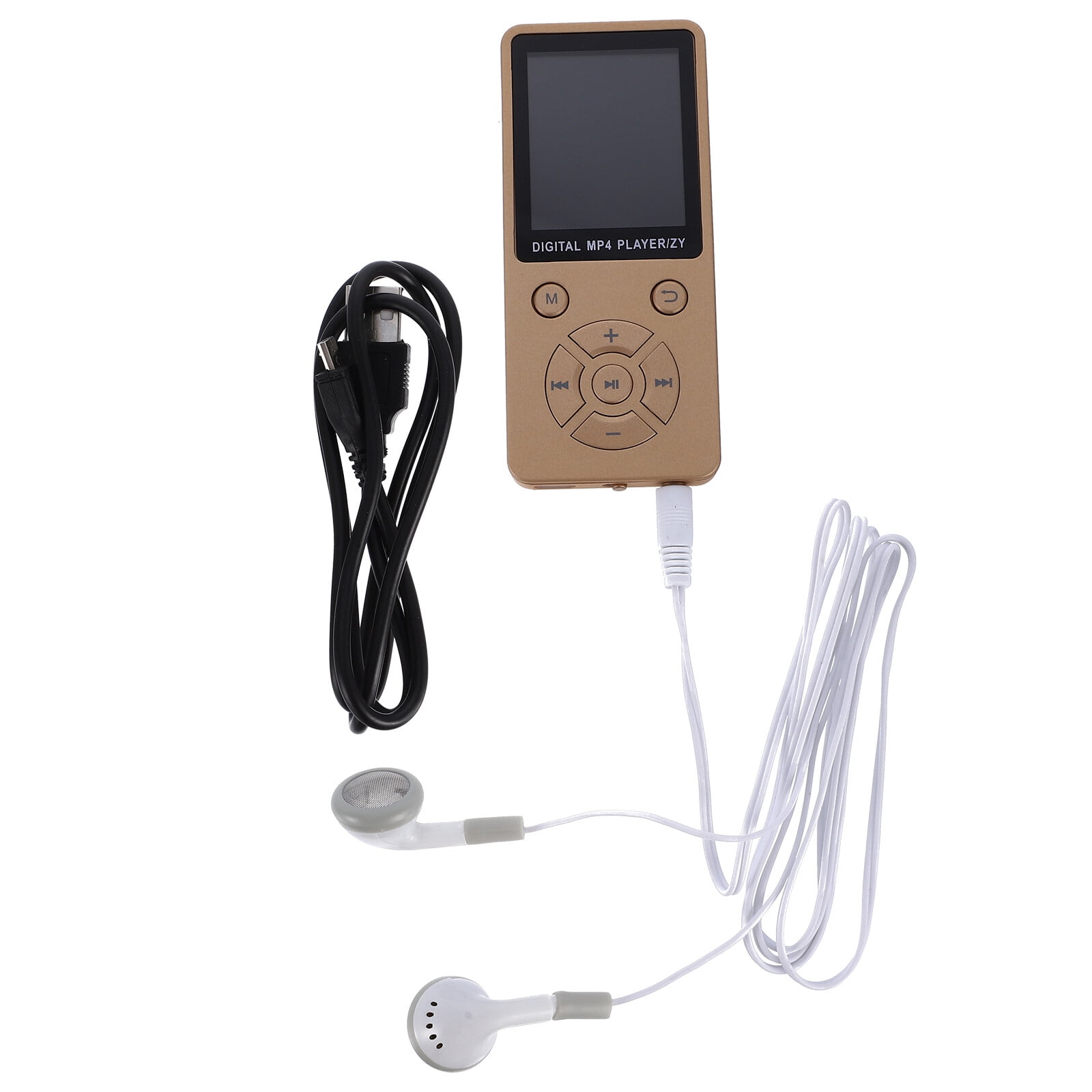 WHAMVOX Portable Golden MP4 Player with AMV Video Support and Stylish ...