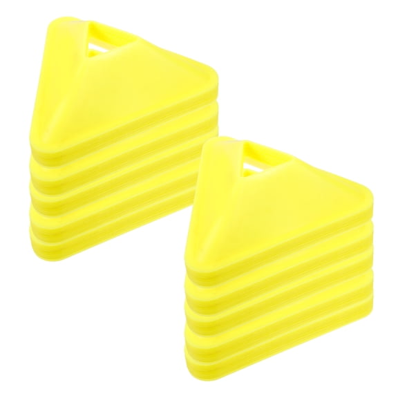 WHAMVOX Portable PE Soccer Training Cones for Agility Drills and Sports Use Orange 10pcs