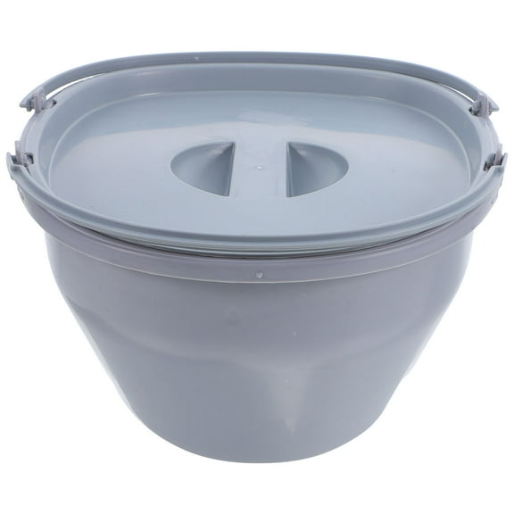 WHAMVOX Portable Toilet Stall Car Potty for Adults Travel Elder Grey