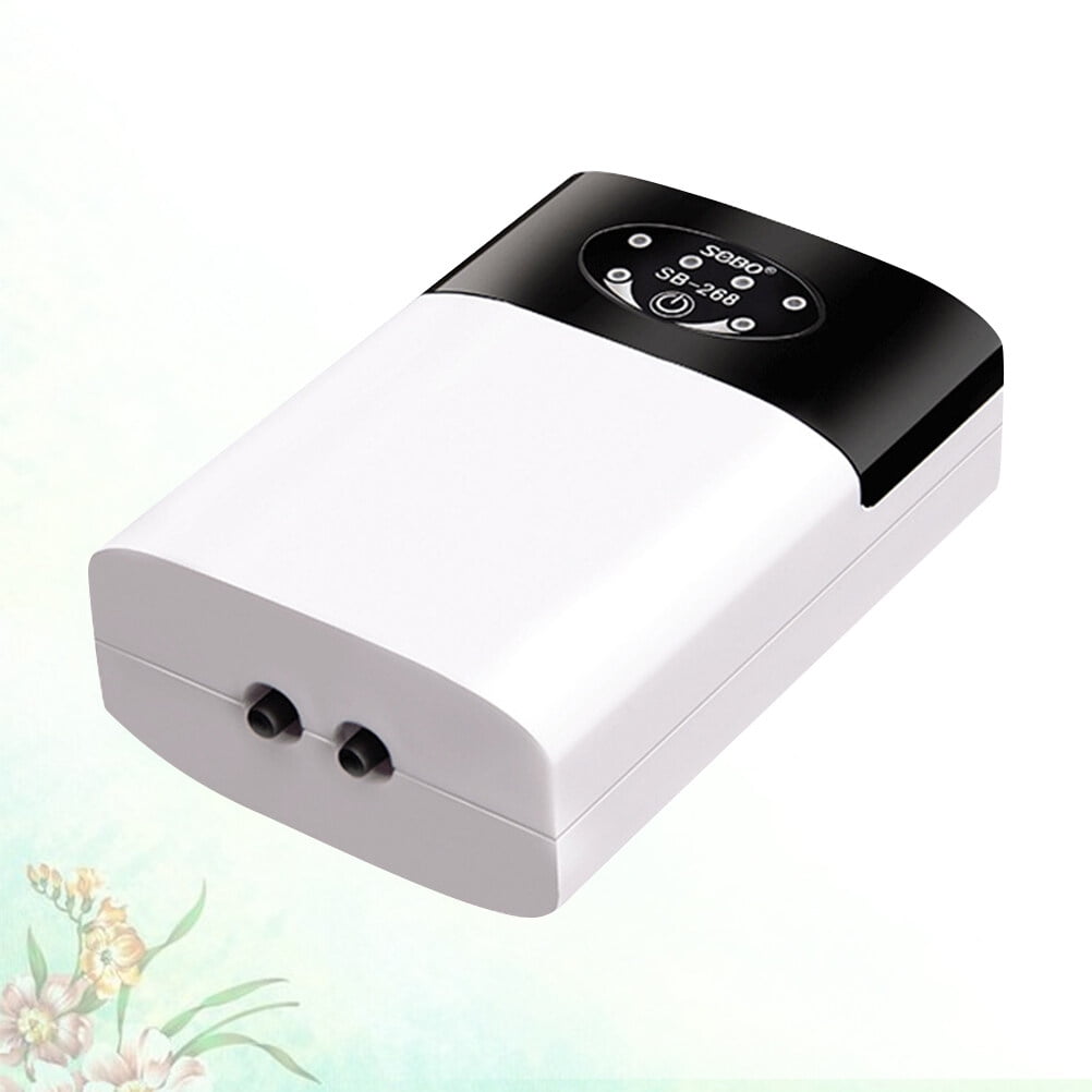 WHAMVOX Portable USB Charging Oxygen Pump for Fish Tank Aquarium with ABS Material White Color Producing More Bubbles 5.8 Inches