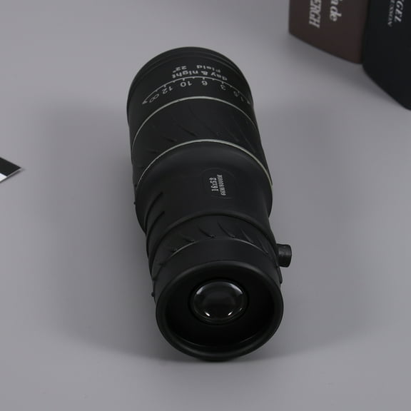 WHAMVOX Portable telescope for Outdoor Use with 16x Magnification and 52mm Objective Diameter Black Plastic
