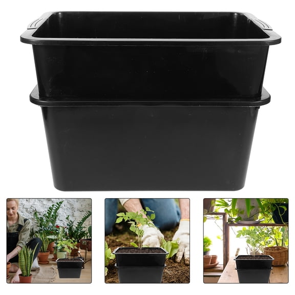 WHAMVOX  Potato Planting Bucket Garden Tall Grow Potatoes Plants Black