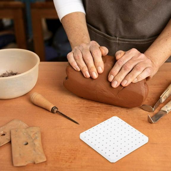 WHAMVOX Pottery Firing Mat High Temperatures Resistant Kiln Support Pad Ceramic Refractory Support Pad Reusable Pottery Firing Clay Accessories For Ceramic Hobbyists