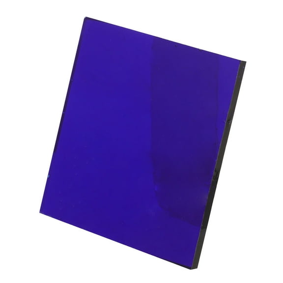 WHAMVOX Practicable Experiment Cobalt Sheet Blue Cobalt Glass Flame Color Reaction Accessory Long-Lasting School Chemistry Experiment Glass