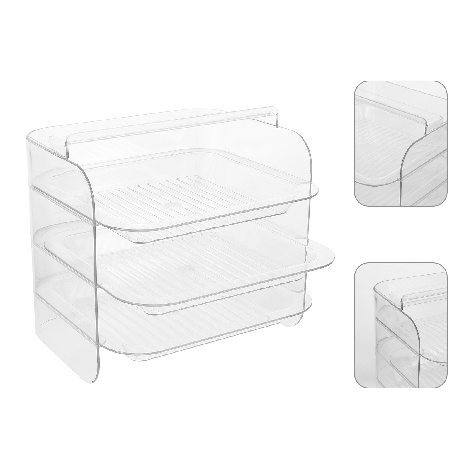 WHAMVOX Practical Food Rack Wide Compartment Food Rack 20.5X20X20CM ...