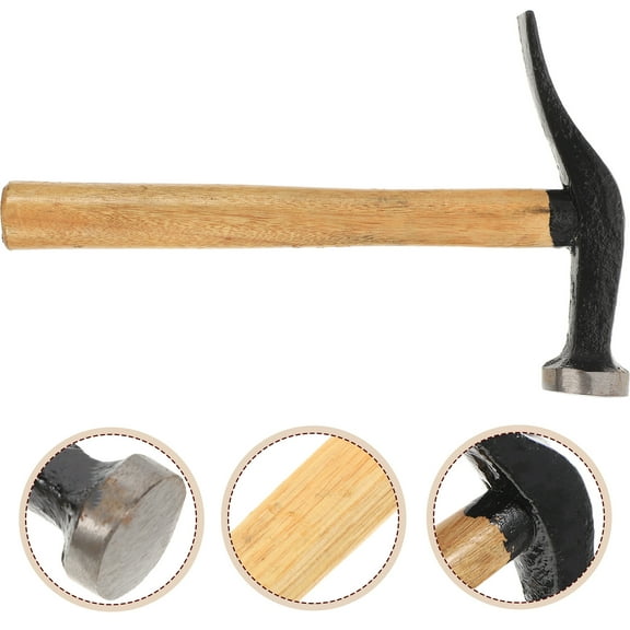 WHAMVOX Practical Hammer Wooden Handle Shoe Repair Man