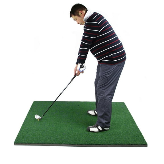 WHAMVOX Practice Golf Pad Course Simulation Mat Driving for