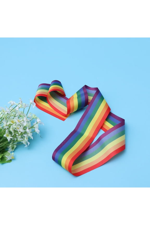 Pride Day Decoration 12Pcs Headband with Rainbow Flag Design for Bar Decorations